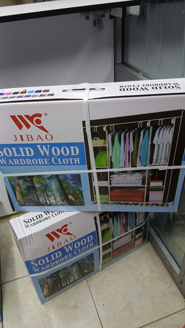 Wooden wardrobe