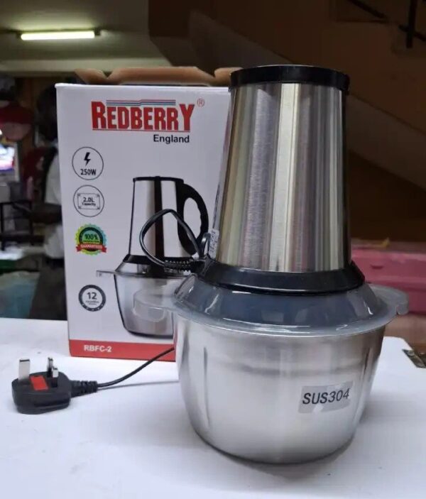 Electric chopper 
Redberry 2ltrs