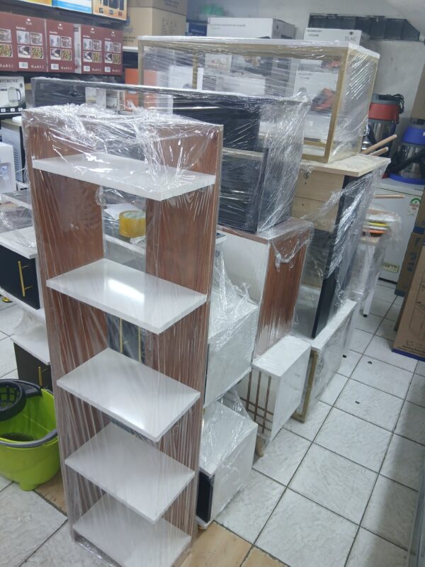 Sly corner bookshelf