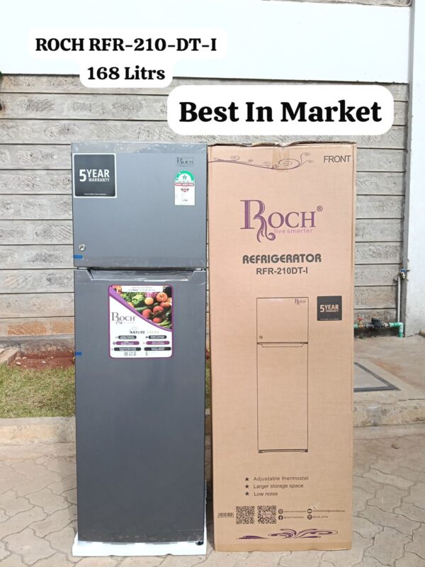 Roch double door refrigerator