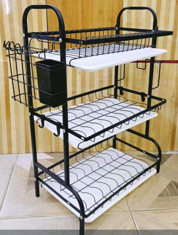 3 Tier High quality carbon steel dish rack